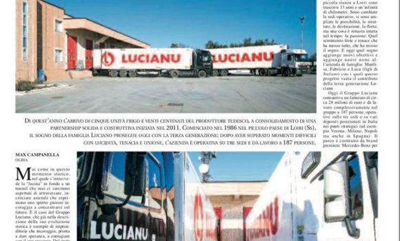 Il Mondo dei Trasporti parla di Lucianu