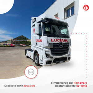 Nella flotta Lucianu arrivano i new truck 510 – Mercedes Benz